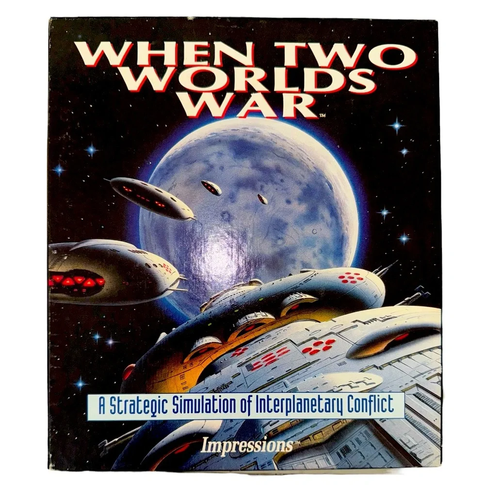 When Two Worlds War (PC, 1993) Vintage 90s Rare Video Game